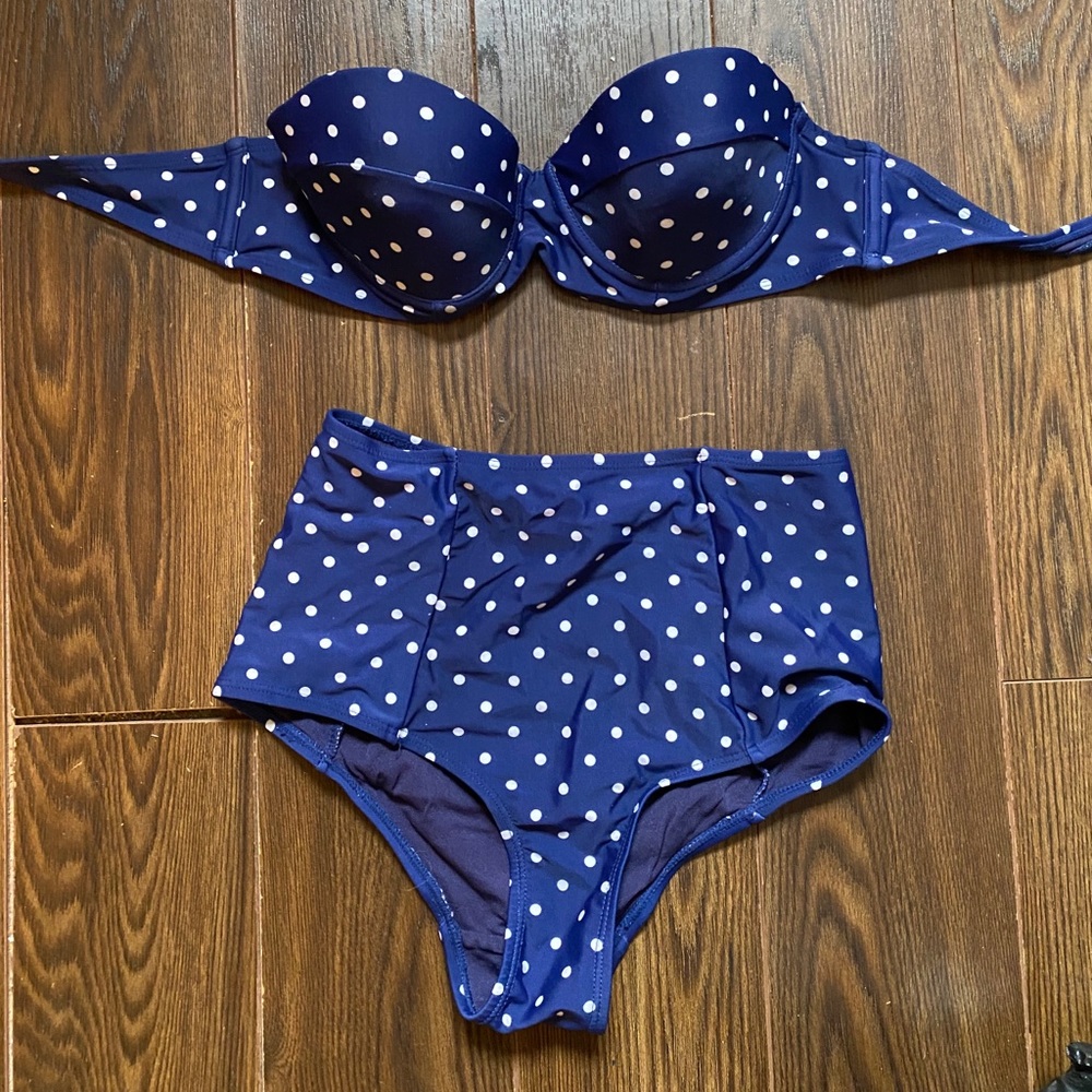 Polka dot bikini